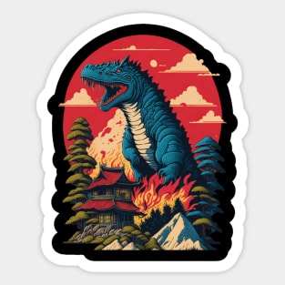 King of The monsters vector illustration design Sticker